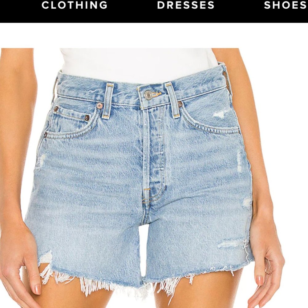 AGOLDE Dee High-rise  Vintage Cut Off Short size 26 $138